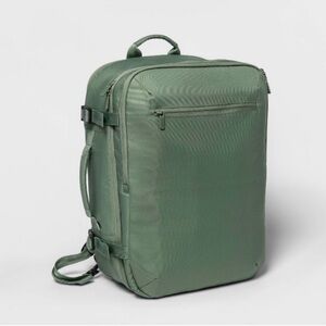Green 35L travel backpack from Target